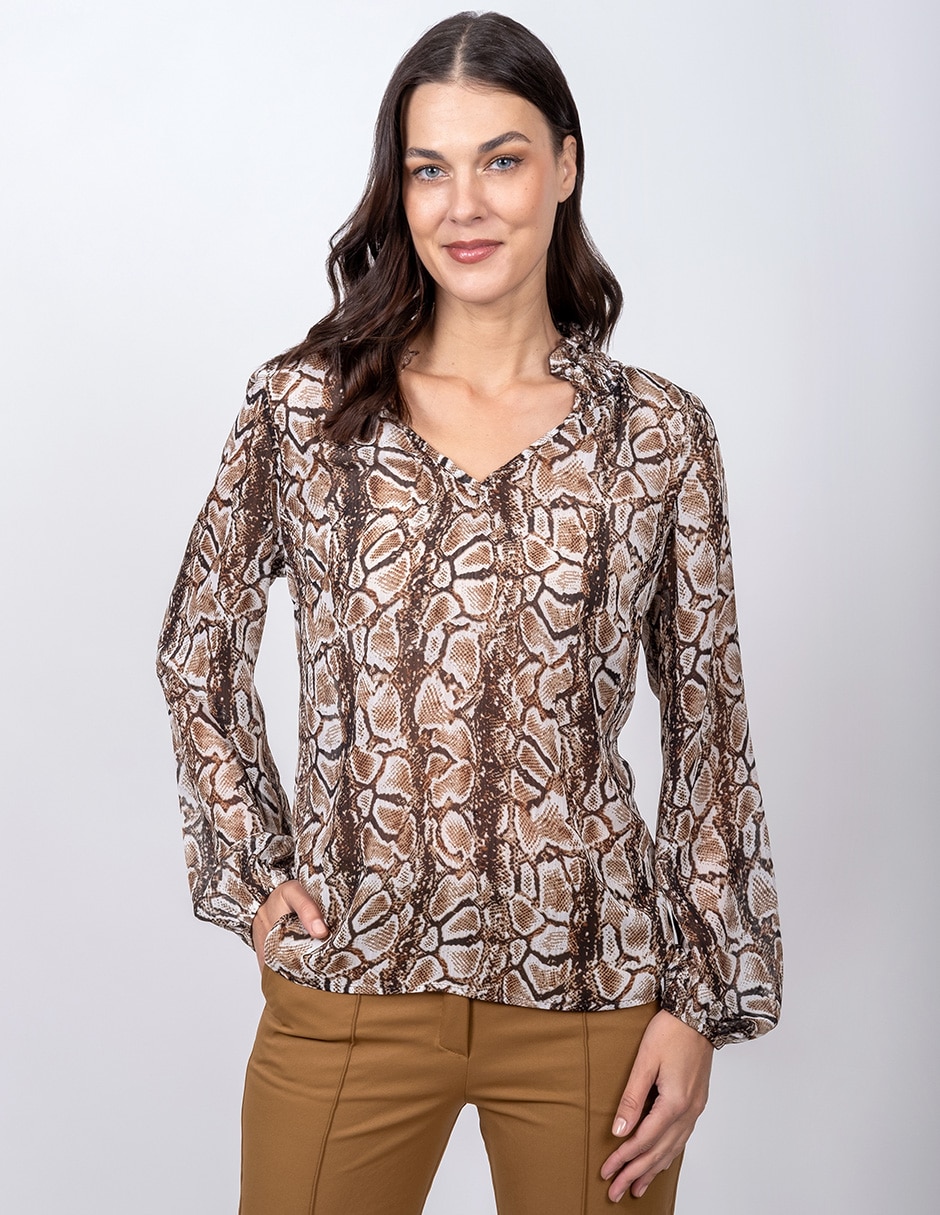 Blusa manga larga para mujer Blusa manga larga para mujer
