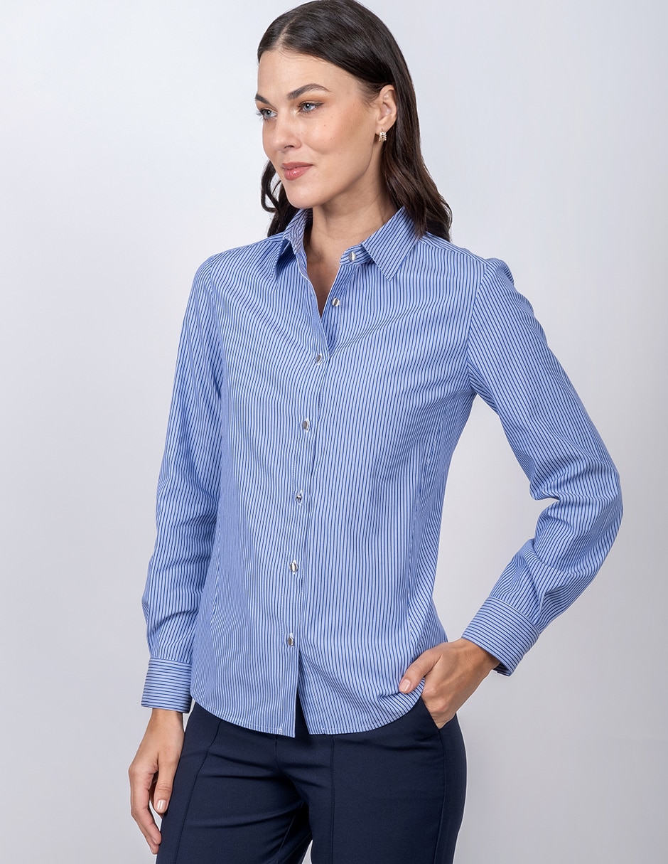 Blusa manga larga para mujer 4