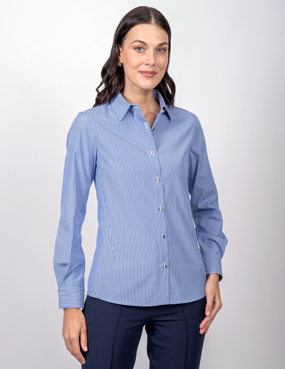 Blusa manga larga para mujer