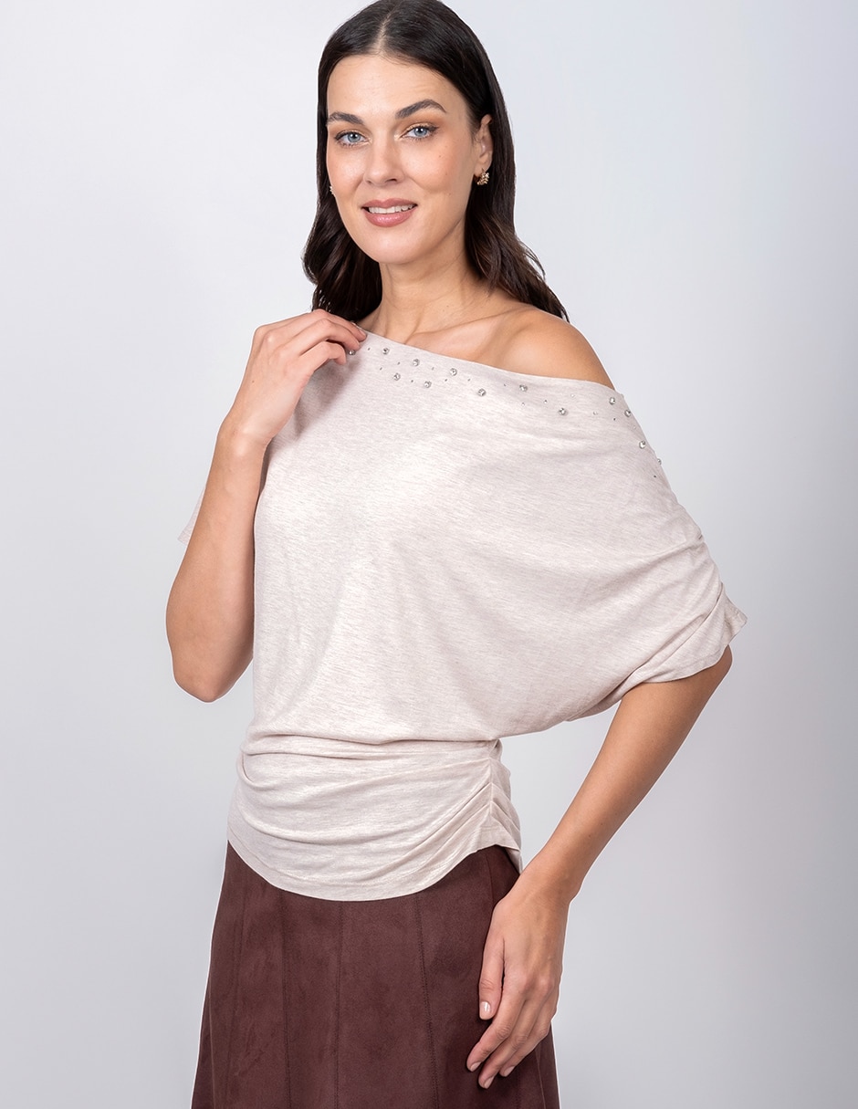 Blusa manga corta para mujer 3