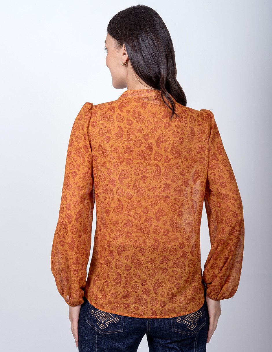 Blusa manga larga para mujer 3