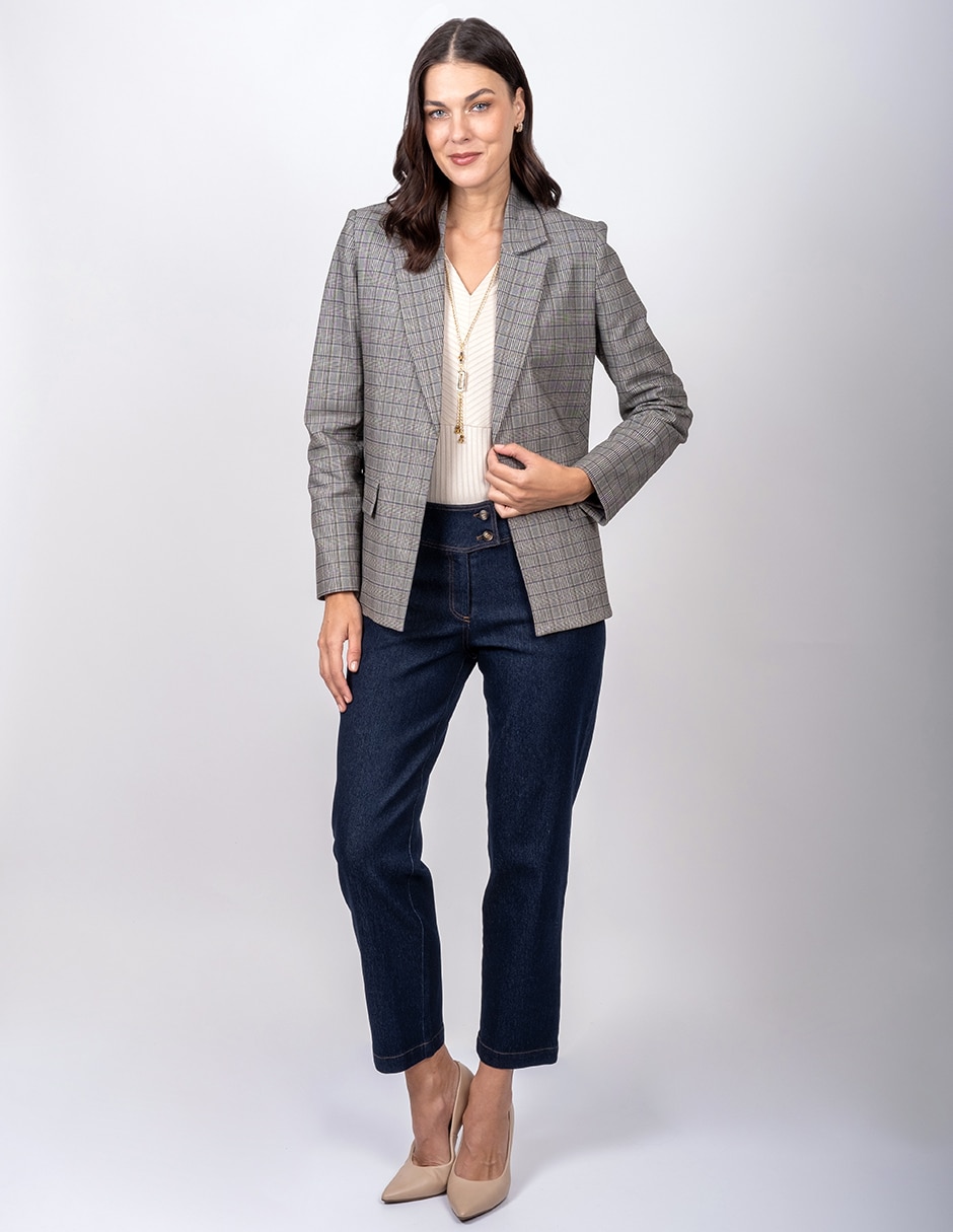 Saco sastreado casual para mujer 4