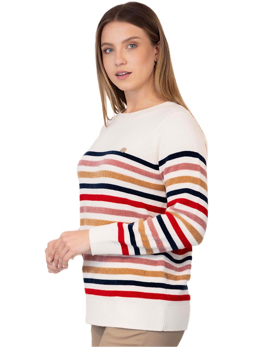 Suéter cuello redondo para mujer Suéter cuello redondo para mujer