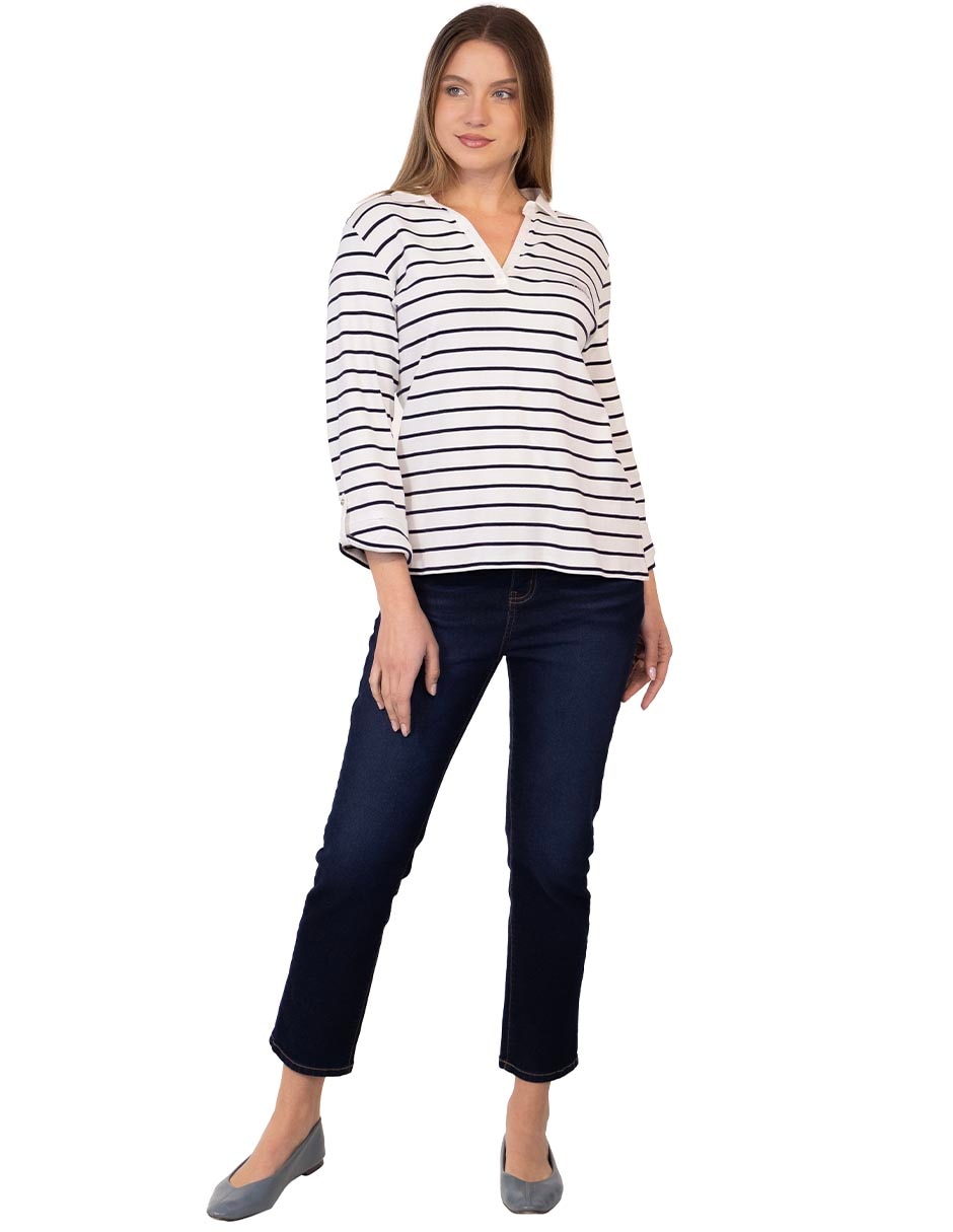 Playera tipo polo para mujer 3