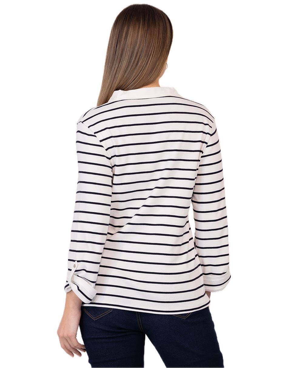 Playera tipo polo para mujer 2