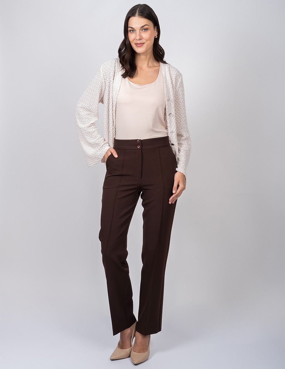 Pantalón capri regular para mujer 3