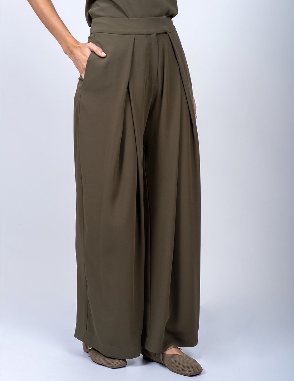 Pantalón amplio para mujer 4