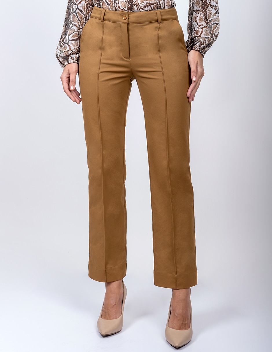 Pantalón capri regular para mujer Pantalón capri regular para mujer