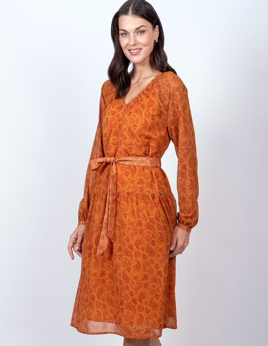 Vestido a la rodilla casual para mujer 4