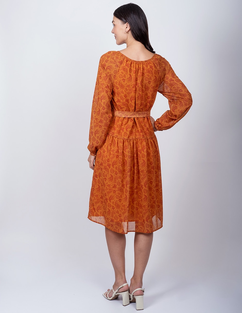 Vestido a la rodilla casual para mujer 2