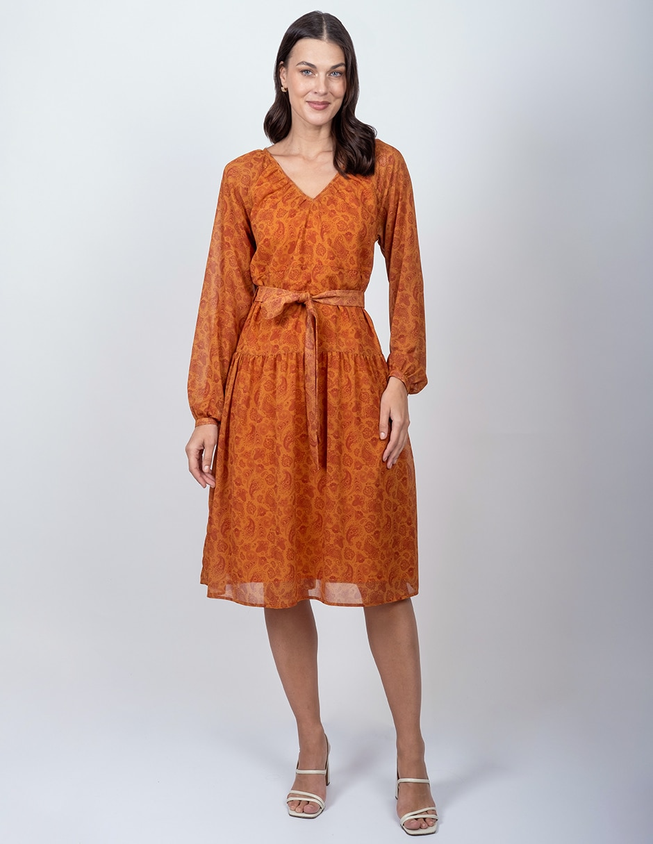 Vestido a la rodilla casual para mujer 3