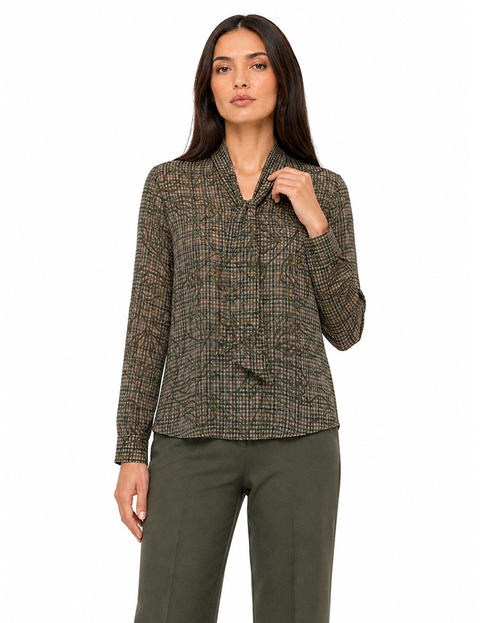 Blusa Adolfo Dominguez manga al codo para mujer 1