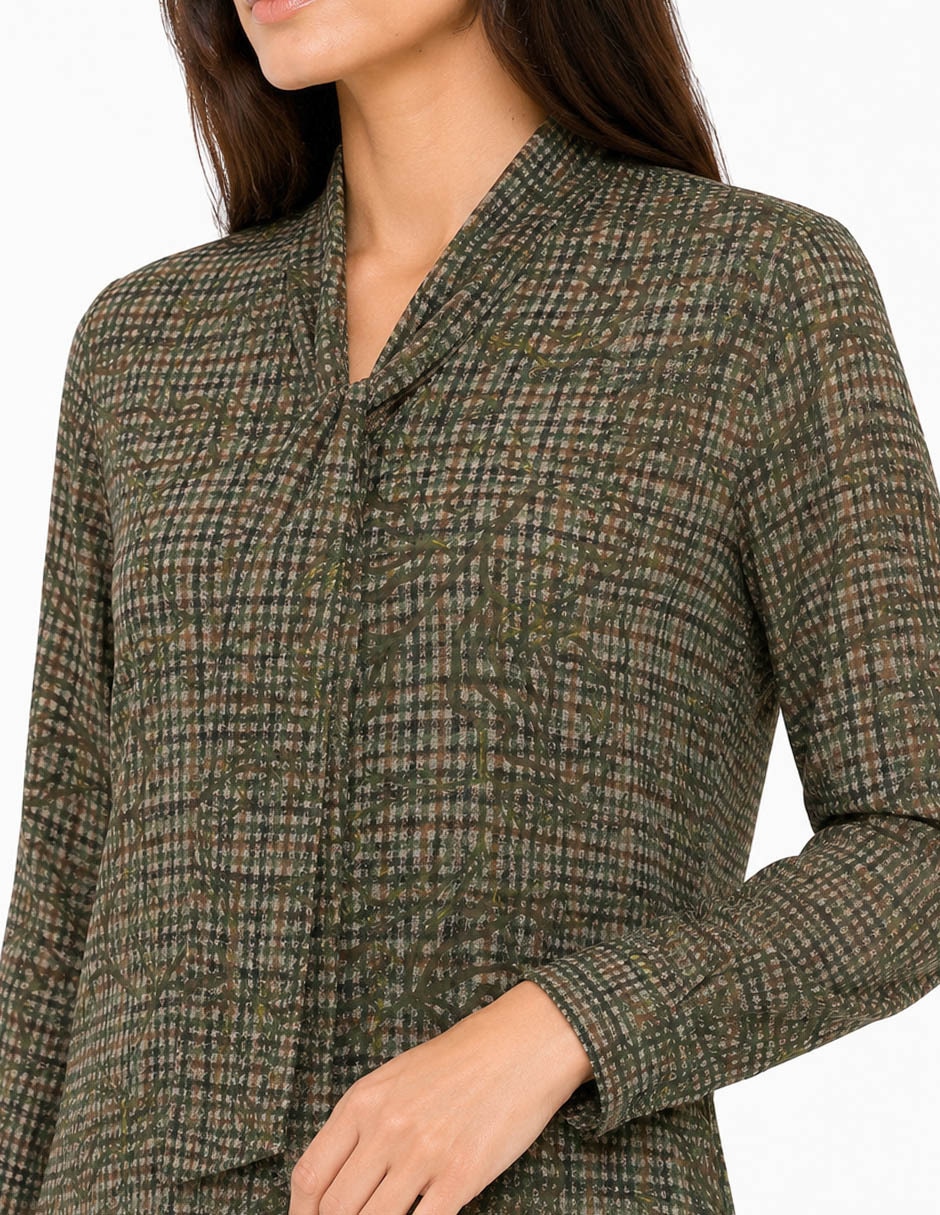 Blusa Adolfo Dominguez manga al codo para mujer 5