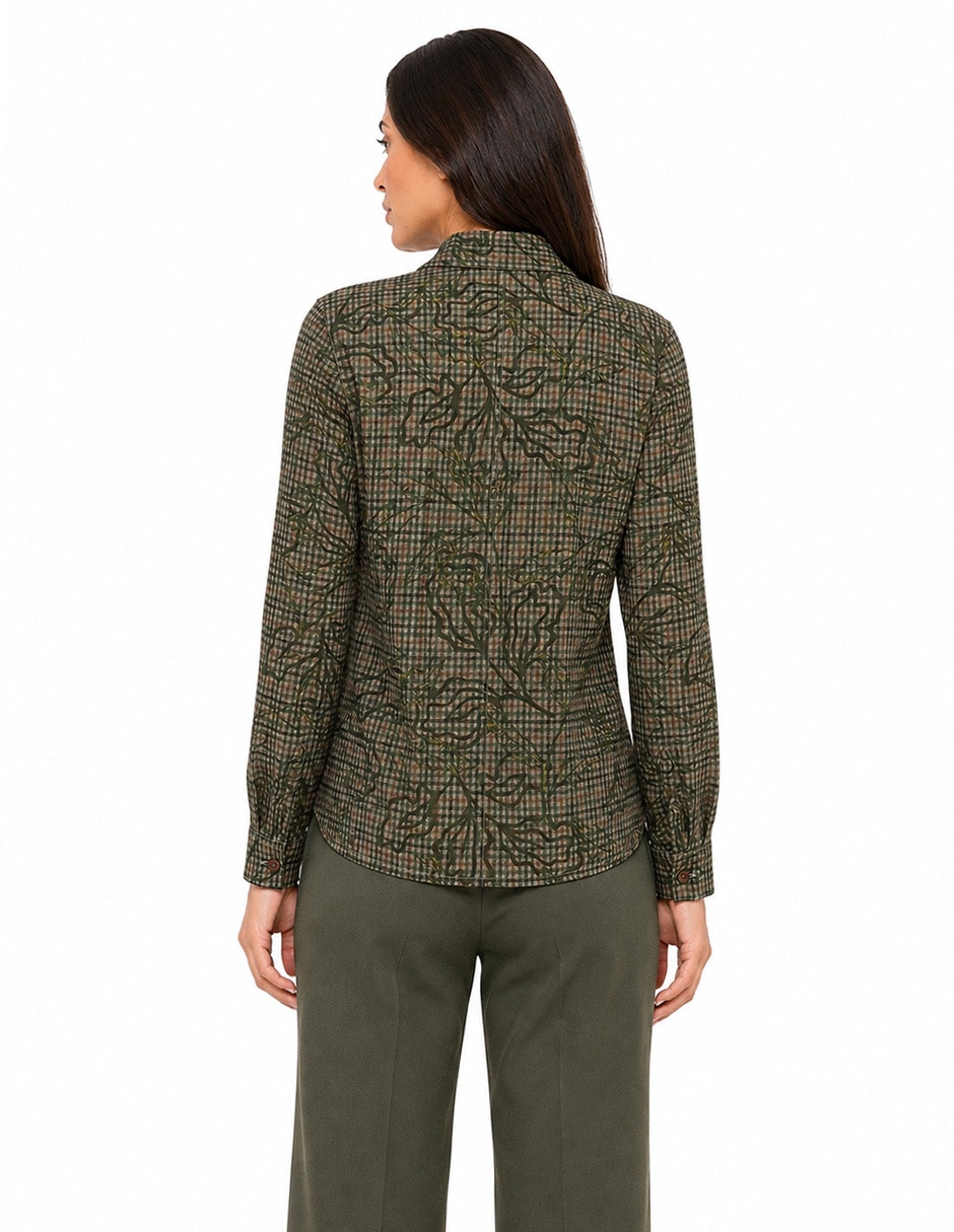 Blusa Adolfo Dominguez manga al codo para mujer 4
