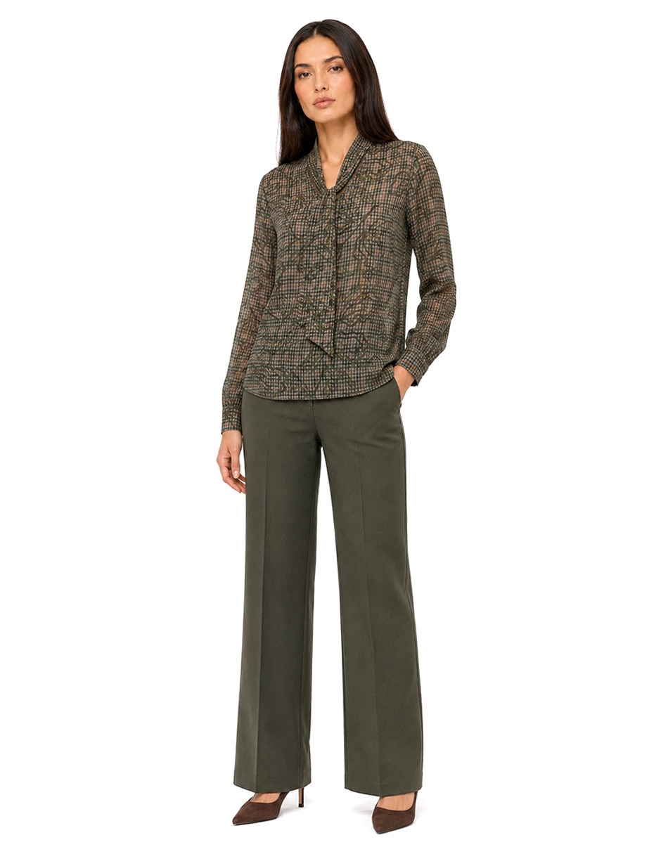 Blusa Adolfo Dominguez manga al codo para mujer 3