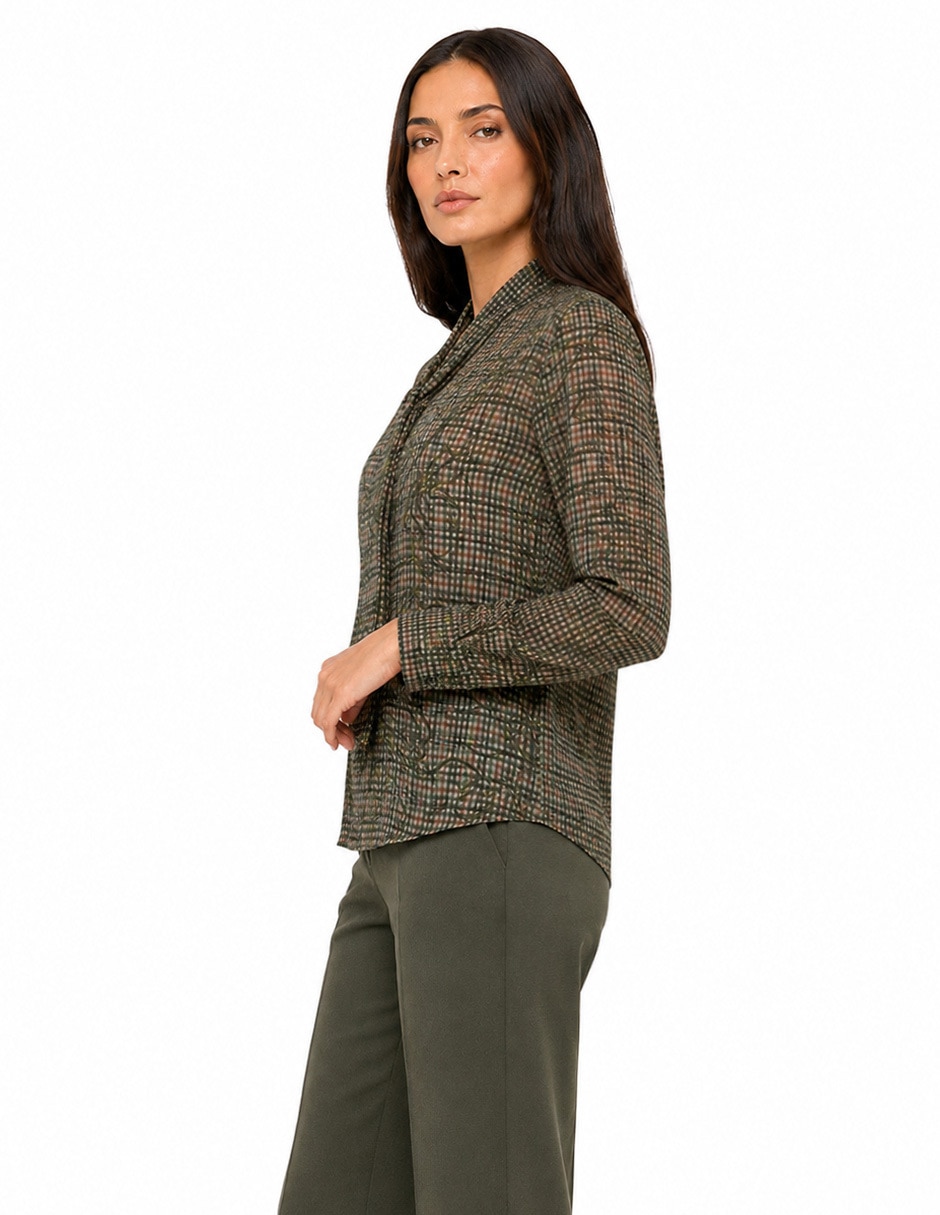 Blusa Adolfo Dominguez manga al codo para mujer 6