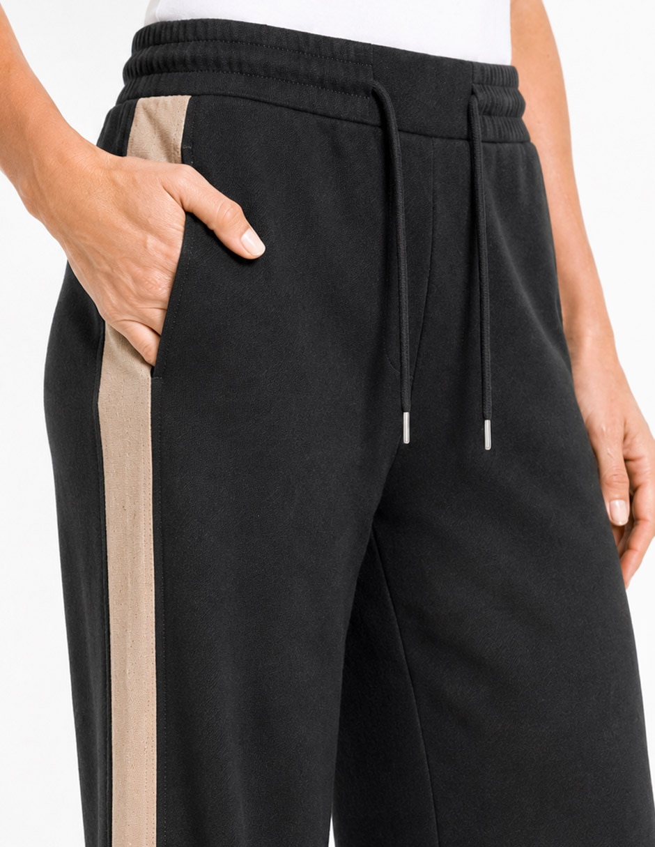 Pants regular con jareta para mujer 3