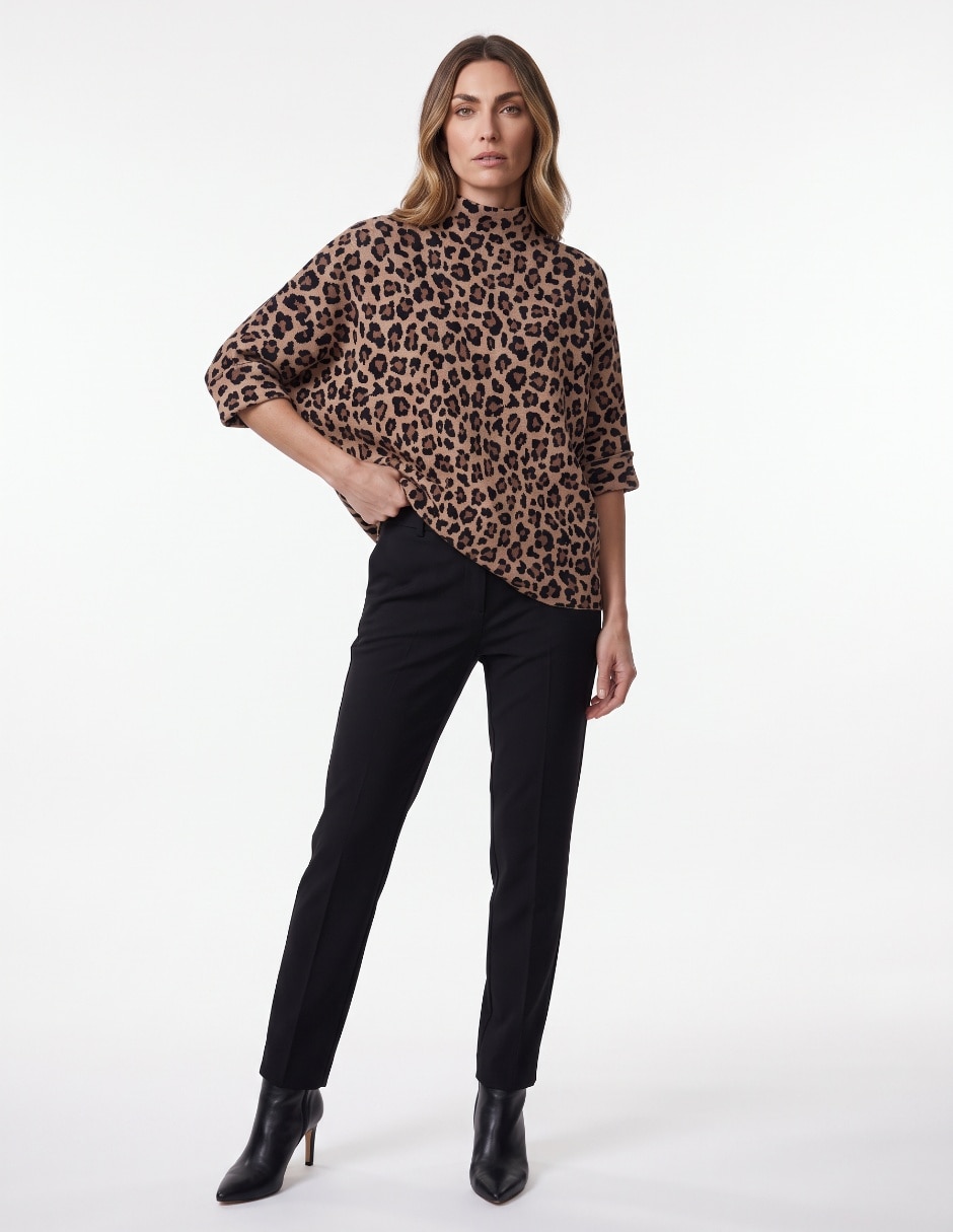 Suéter cuello alto para mujer Suéter cuello alto para mujer