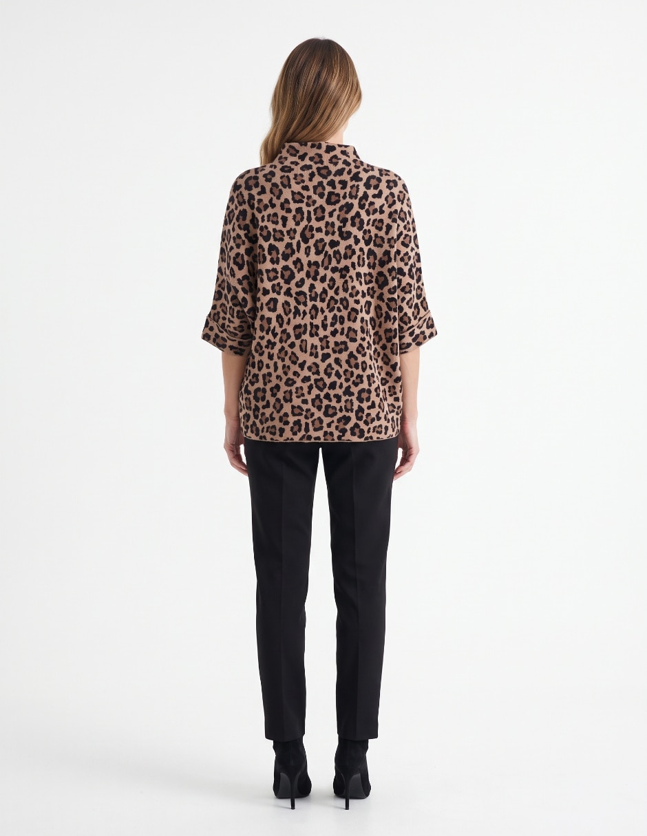 Suéter cuello alto para mujer 2