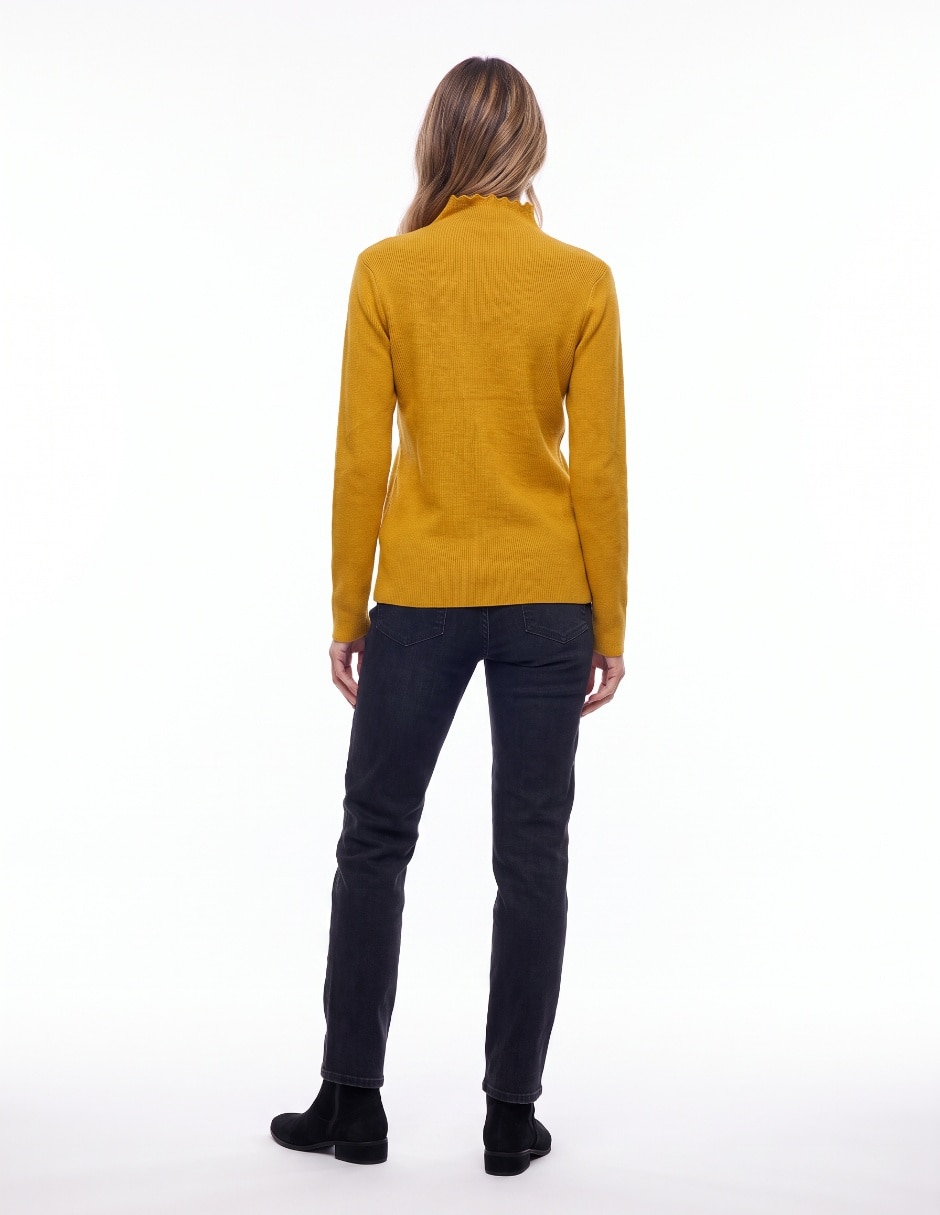Suéter cuello alto para mujer 2