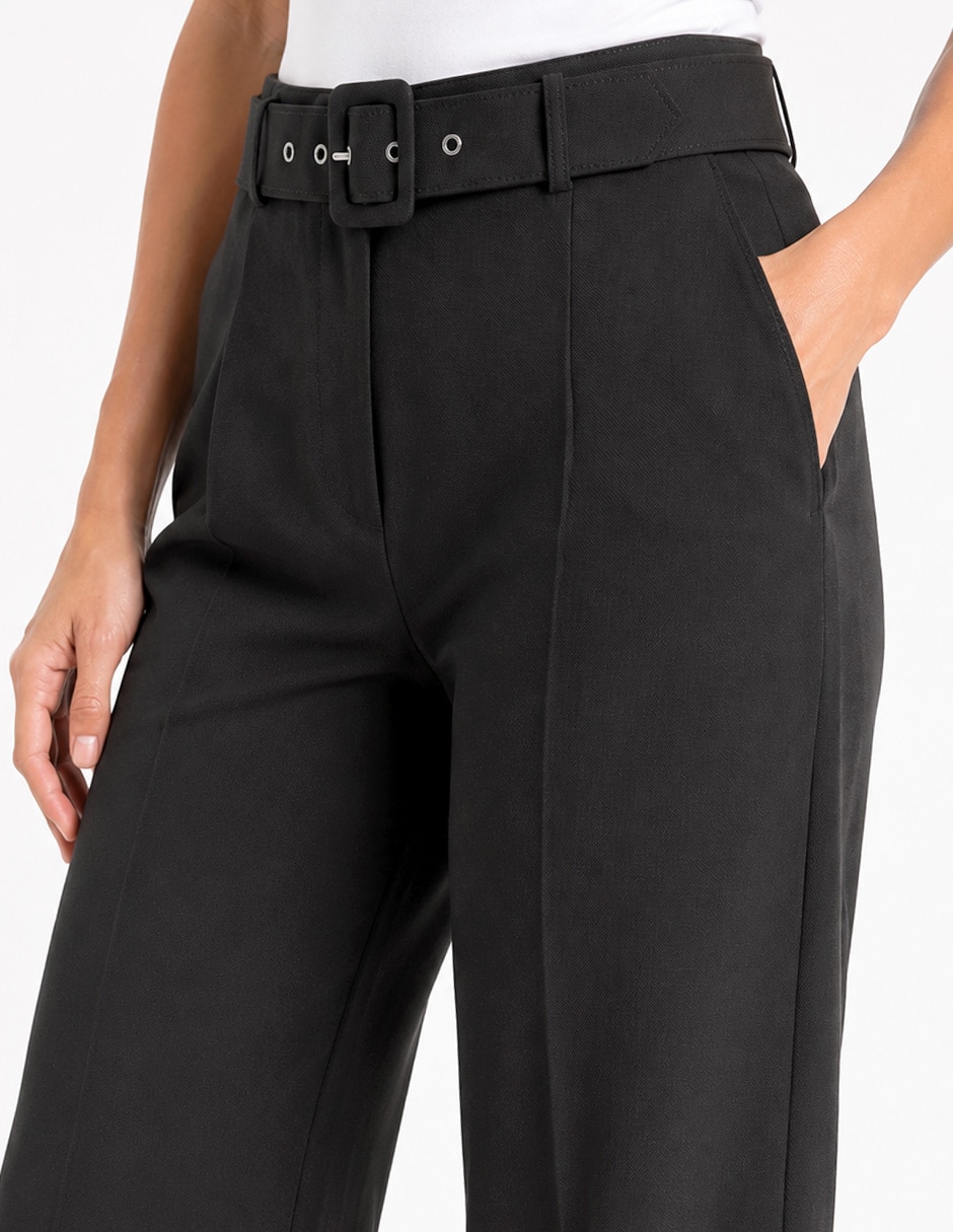 Pantalón esenciales recto para mujer 4