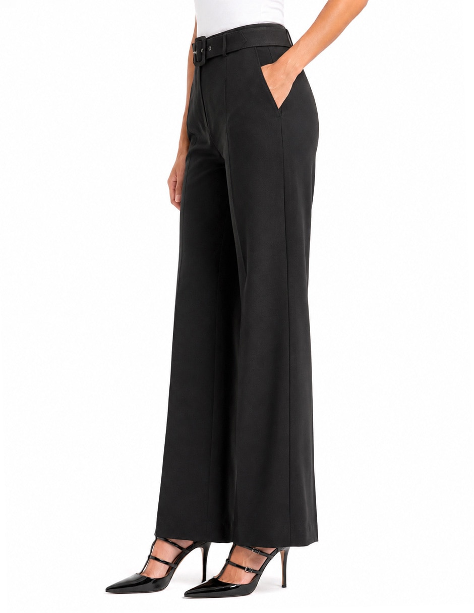 Pantalón esenciales recto para mujer 5