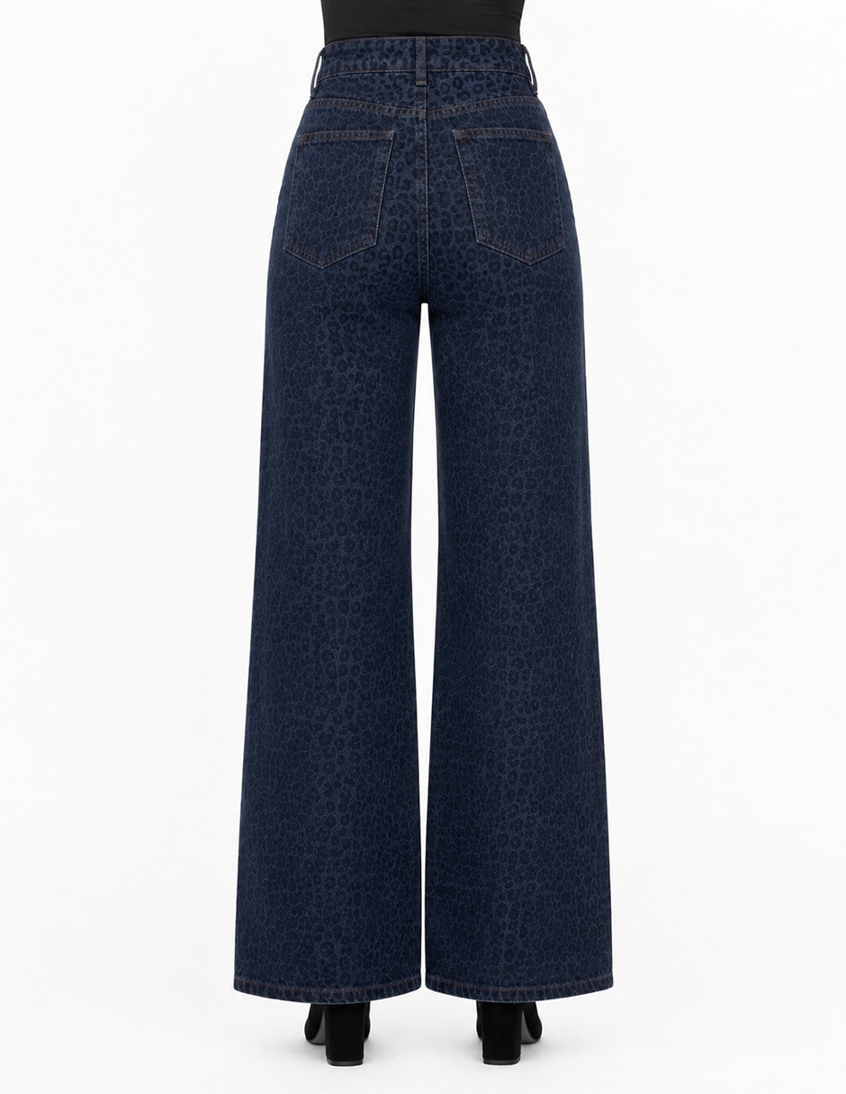Jeans bota 226921 denim para mujer 4