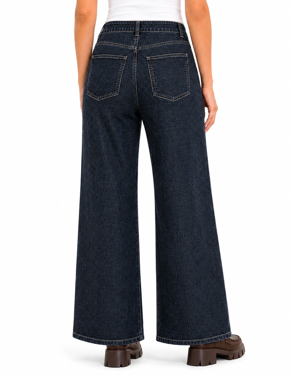 Jeans capri cigarrette 226934 denim para mujer 4