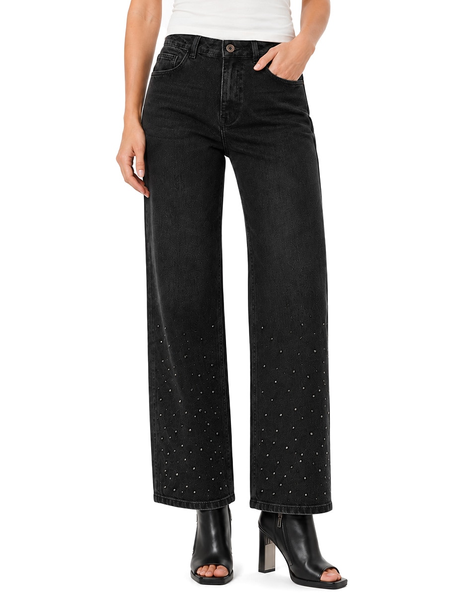 Jeans bota denim para mujer