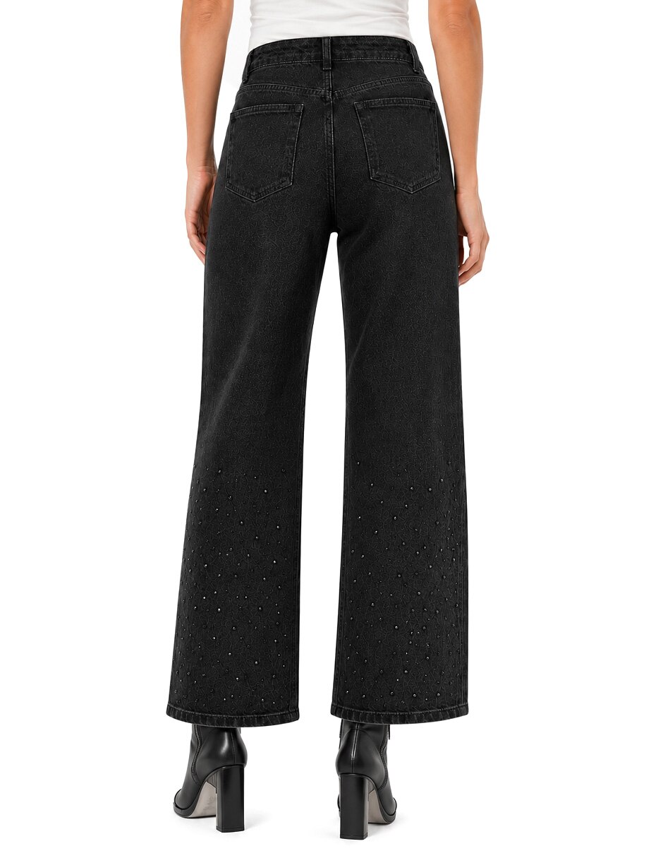Jeans bota denim para mujer 4