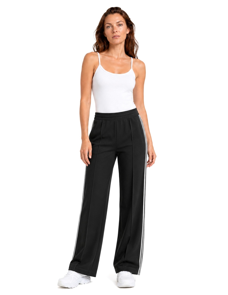 Pants regular con elástico para mujer 2