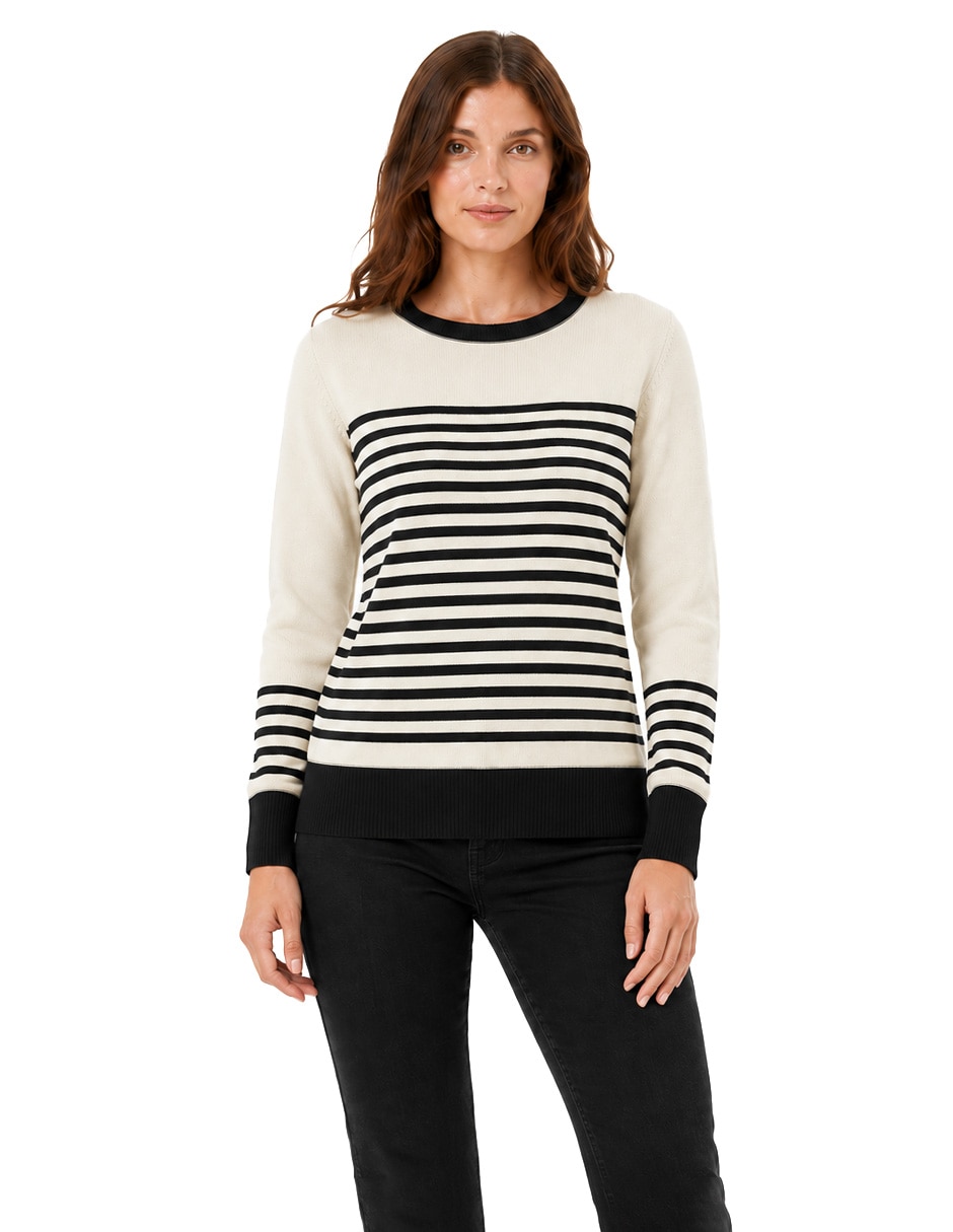 Suéter cuello redondo para mujer Suéter cuello redondo para mujer