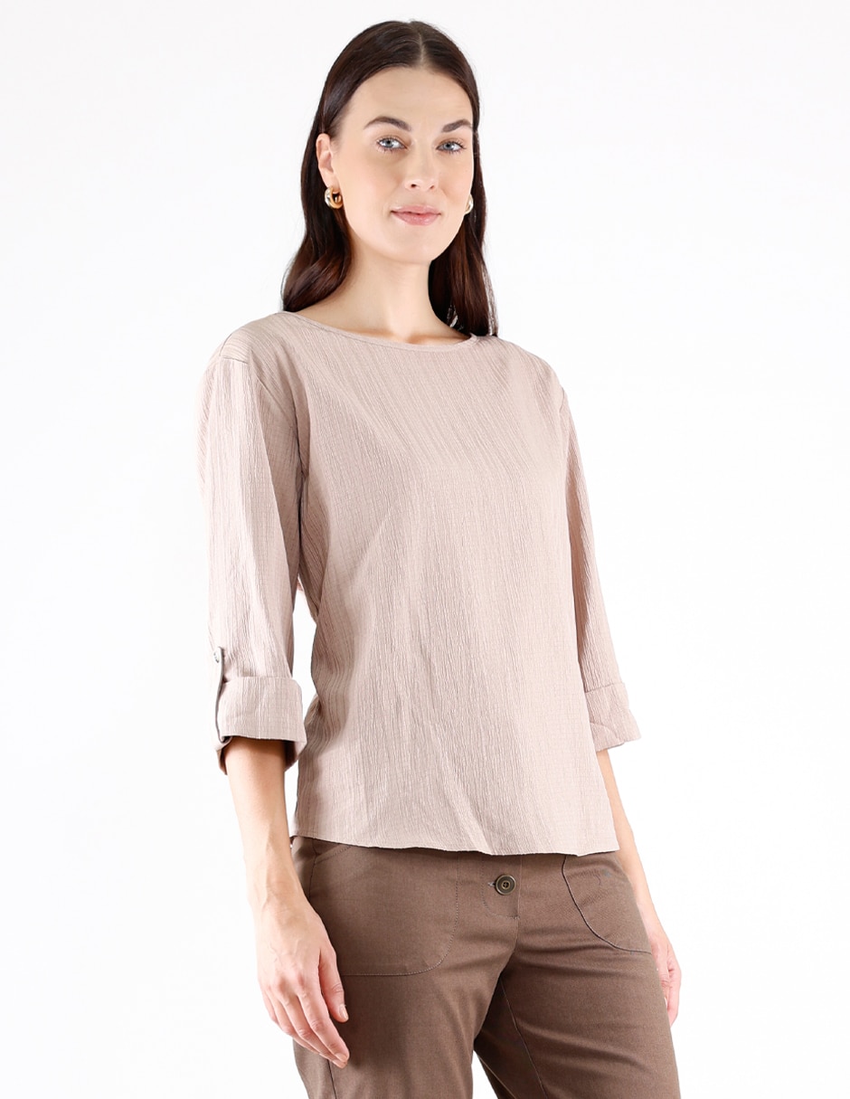 Blusa coleccion manga 3/4 para mujer