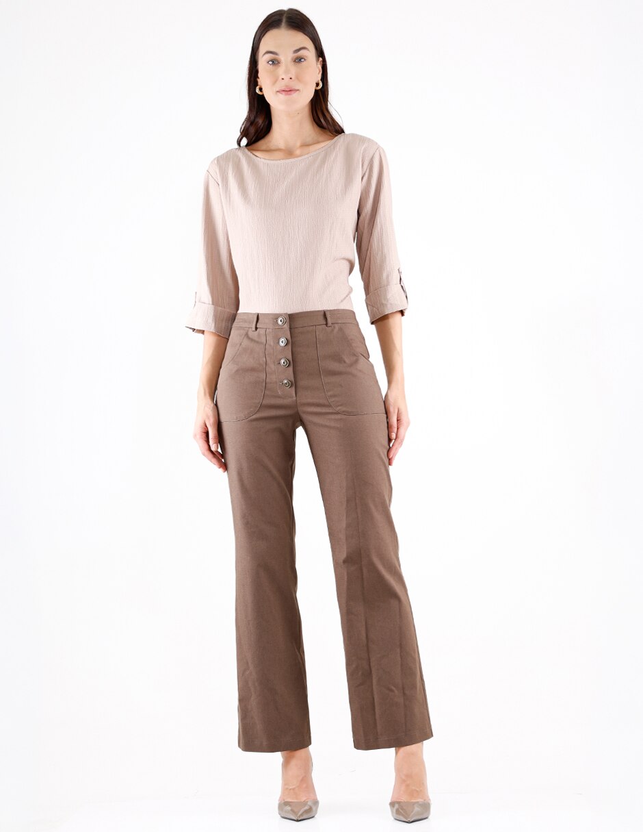 Pantalón coleccion regular para mujer 4