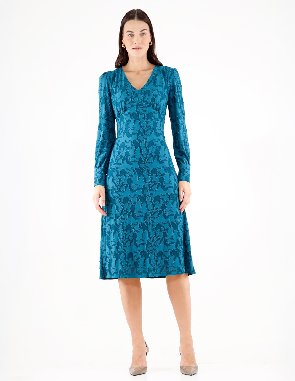 Vestido a la rodilla casual coleccion para mujer 2