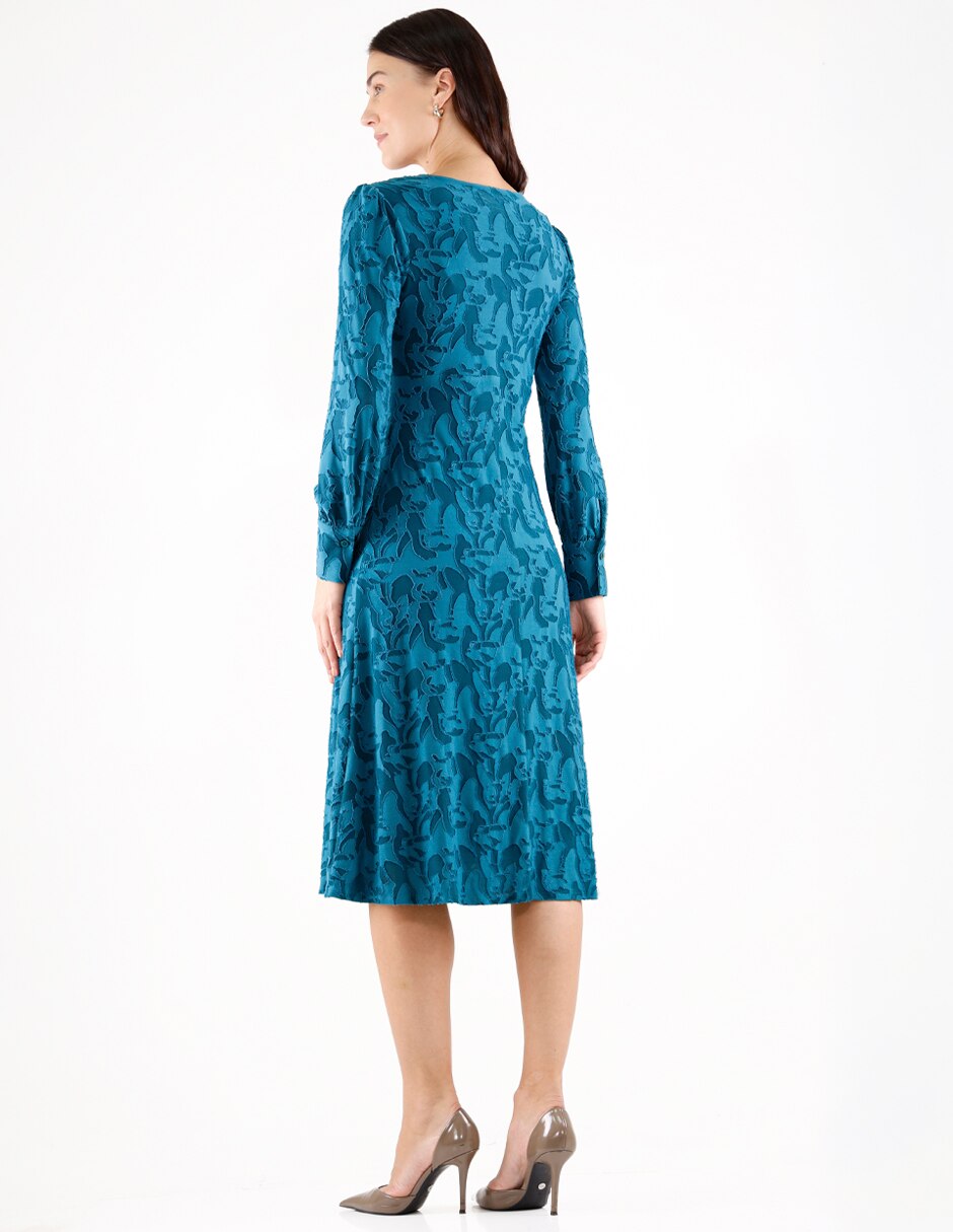 Vestido a la rodilla casual coleccion para mujer 3
