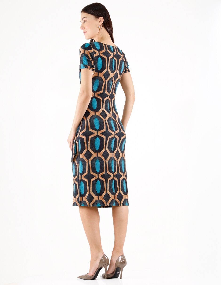 Vestido a la rodilla casual coleccion para mujer 2