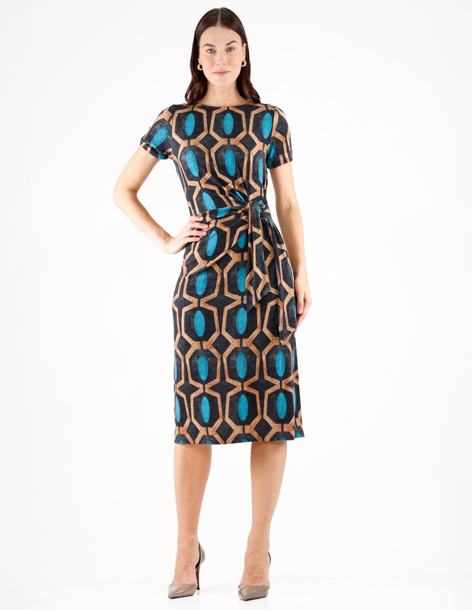 Vestido a la rodilla casual coleccion para mujer 4