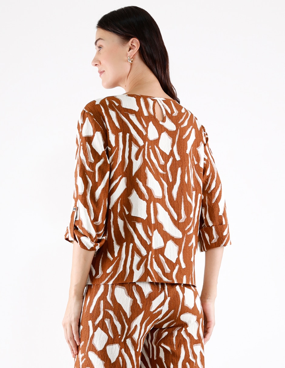 Blusa coleccion manga 3/4 para mujer 2