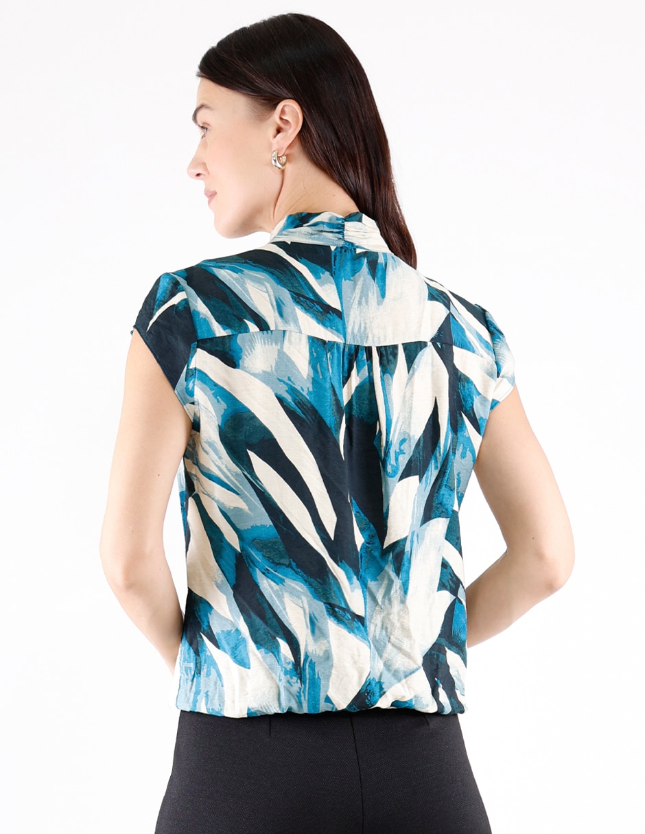 BLUSA COLECCION manga Corta para mujer 4