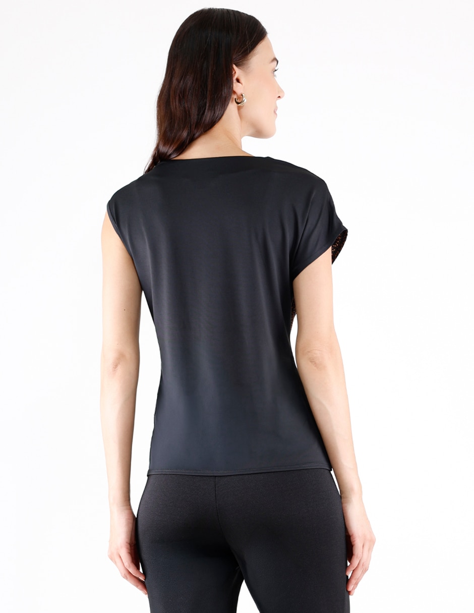 BLUSA COLECCION manga Corta para mujer 2