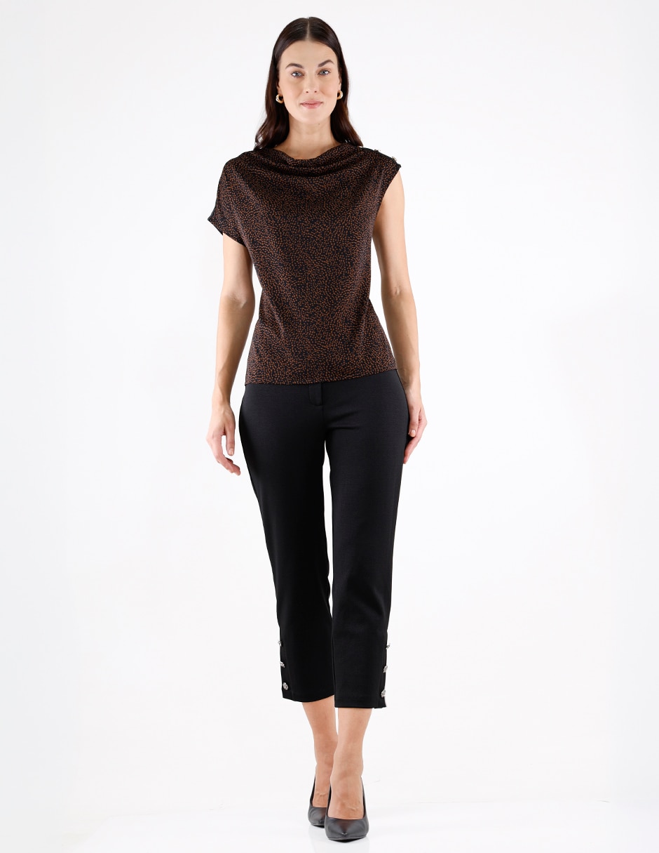 BLUSA COLECCION manga Corta para mujer 3