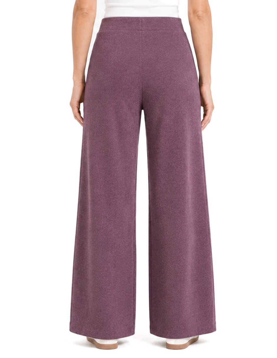 Pants regular con elástico para mujer 5