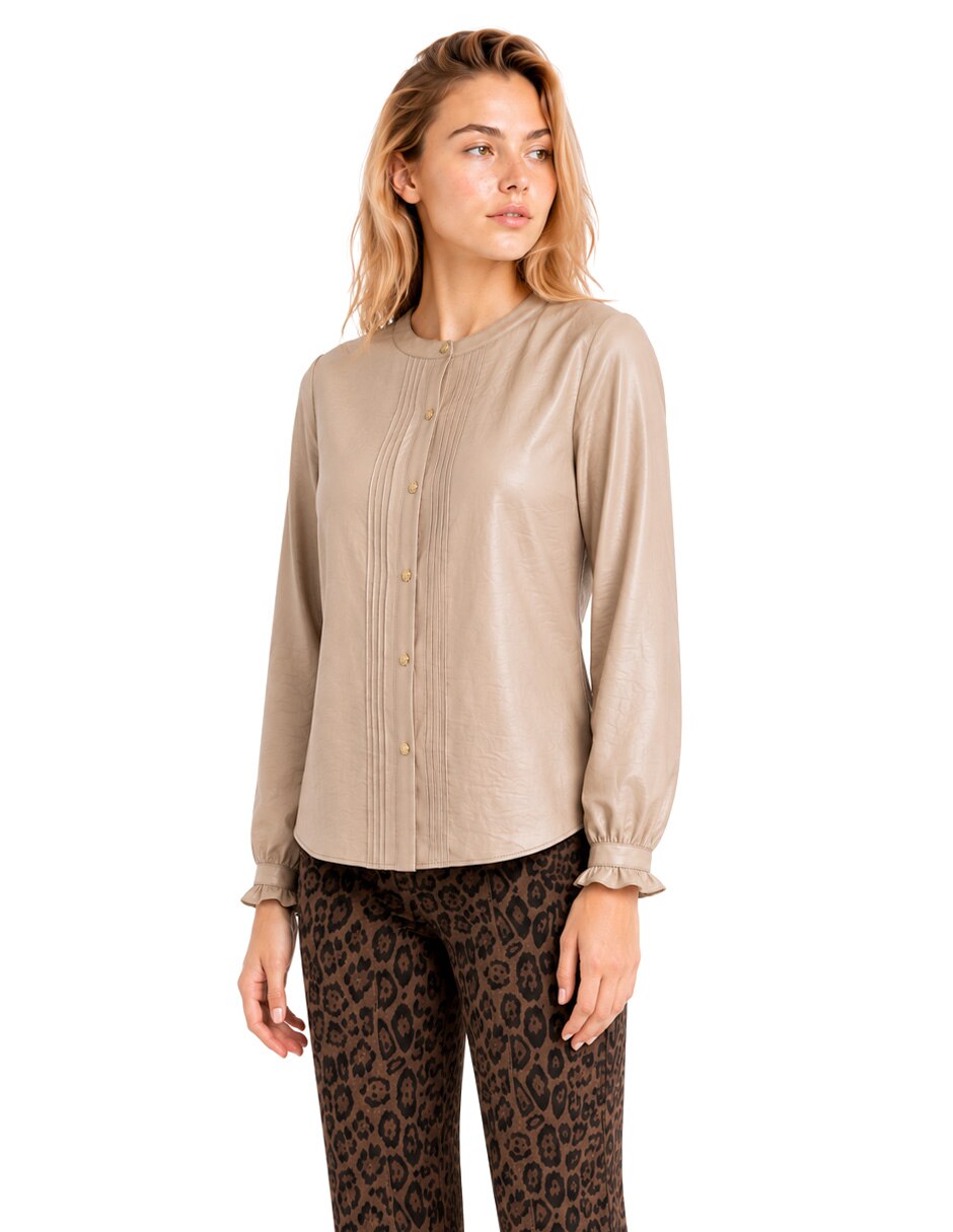 Blusa elina manga larga para mujer 4