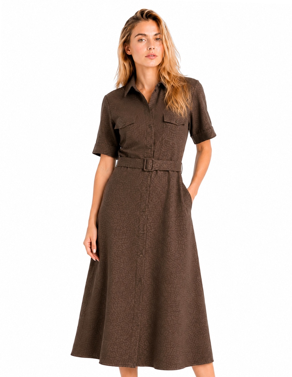 Vestido a la rodilla casual elina para mujer Vestido a la rodilla casual elina para mujer