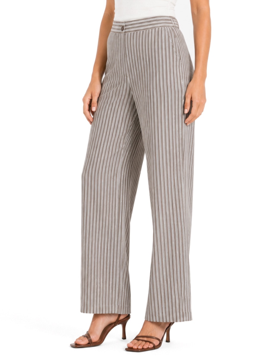Pantalón esenciales recto para mujer 4