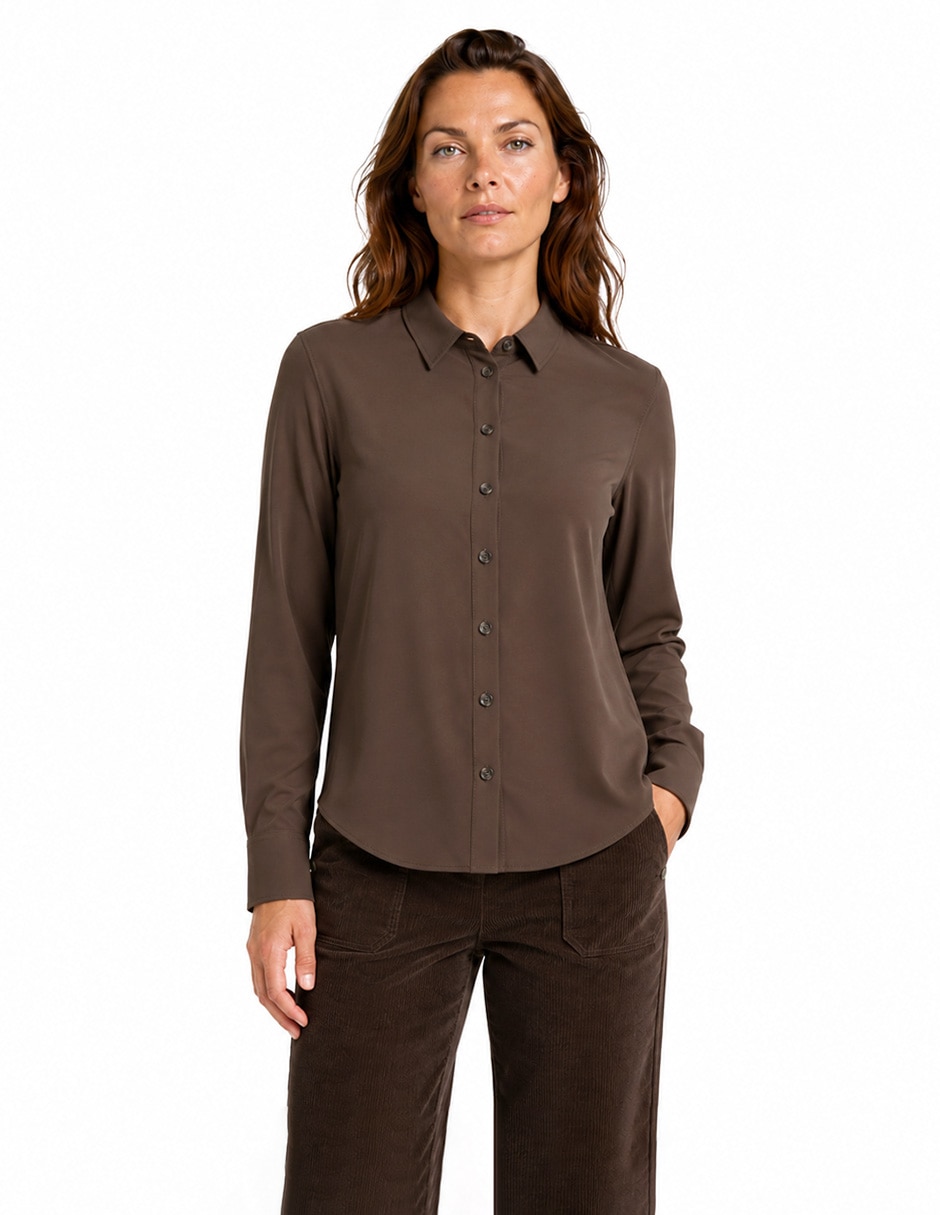 Blusa cleo manga larga para mujer Blusa cleo manga larga para mujer