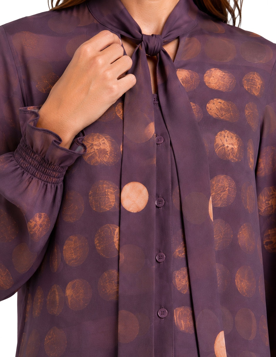 Blusa cleo manga larga para mujer 3
