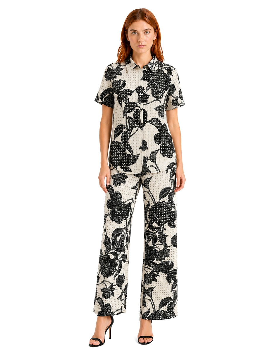Blusa delphy manga corta para mujer 2
