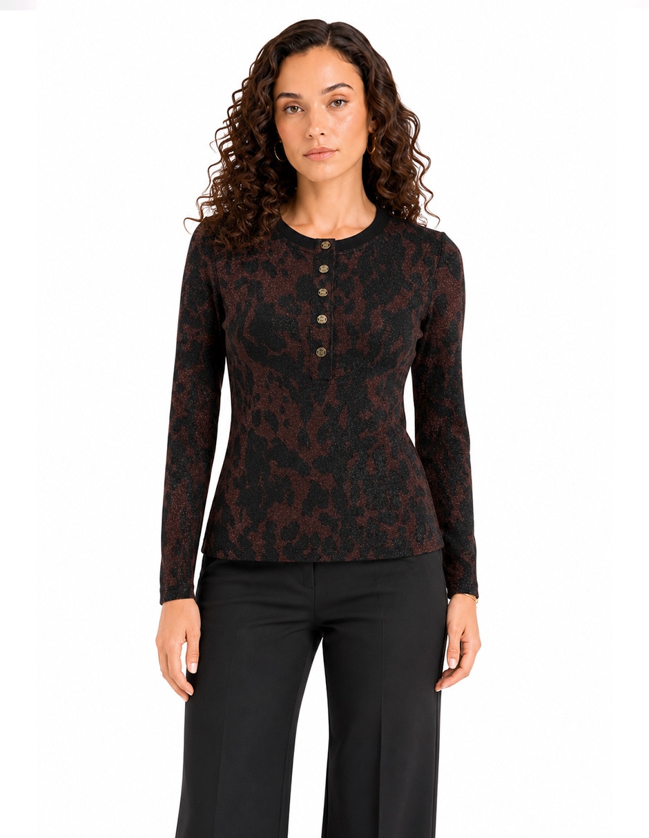 Blusa cleo manga larga para mujer Blusa cleo manga larga para mujer